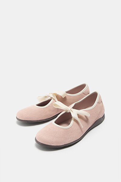 BUTİCK Allbucks Pull* Bear Bowknot Sporty Ballet Flats Abpnb00032