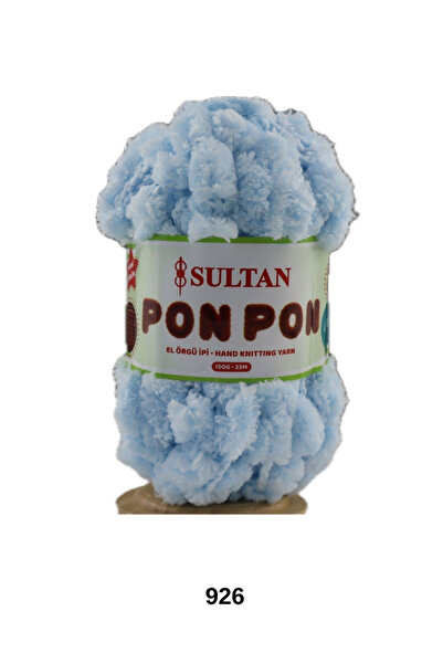 hobi dünyası evim 1 Piece Sultan Pompom Yarn Mulberry Yarn Scarf Blanket Pill...
