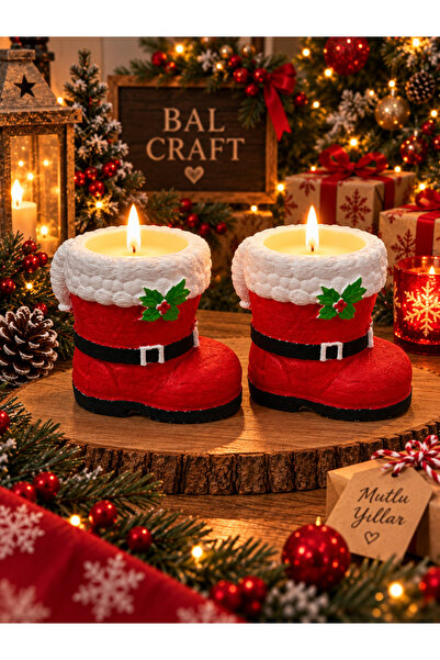 Bal Craft Yılbaşı Temalı Alternatif Kullanım Noel Baba Çizme