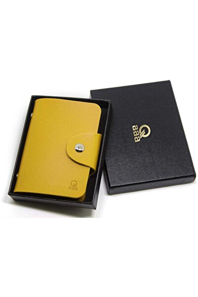 Q TRIPLE A Holders for Men & Women Soft Leather Bank Card Case Slim Pocket Wa...