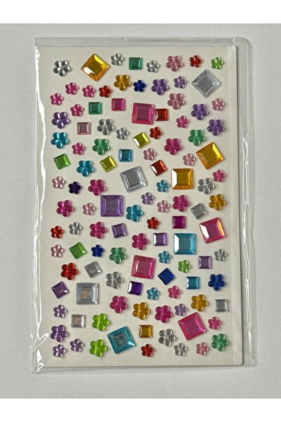 Heda Jewelry Parlak Taş Sticker | Renkli Kristal Sticker | Bedazzling | Elmas...