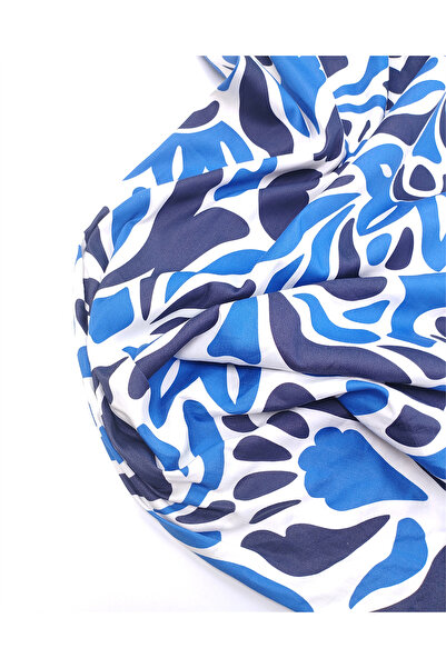 Kumaş Parça Blue Navy Blue White French Flexible Soft Cotton Woven Fabric for...