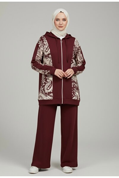 Bordo Eşofman Takımı