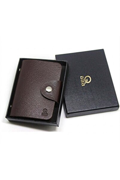 Q TRIPLE A Holders for Men & Women Soft Leather Bank Card Case Slim Pocket Wa...
