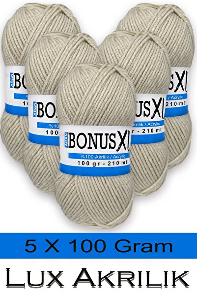 Diva İplik Bonus XL 5X100 Gr Classic Luxury Acrylic Yarn 812