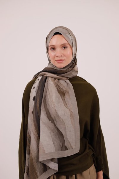 lavinscarfs شال لورين أليور القطني من التينسل