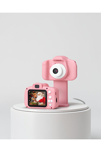 Mini Pembe 1080p HD Çocuk Kamerası – 8MP, Video Kaydı, TF Kart Desteği