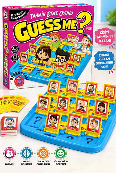 OYUNKAFASI Guess Me Tahmin Etme Oyunu 24 Karakterli 2 Kişilik Zeka Mantık ve ...