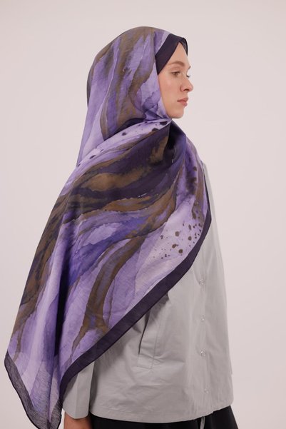 lavinscarfs شال لورين أليور القطني من التينسل