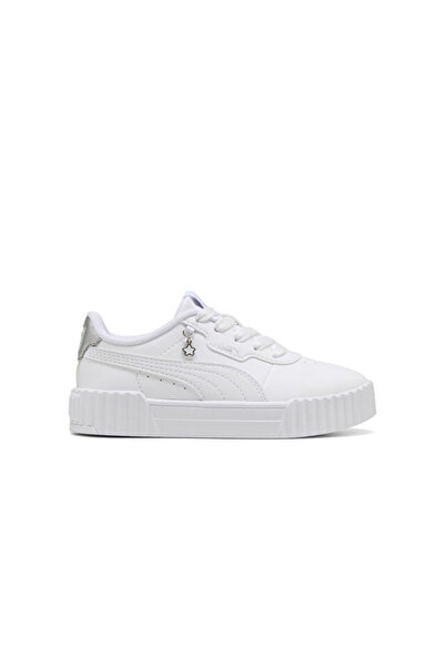 Puma CARINA 3.0 CHARM PS Çocuk Günlük Ayakkabı 40773401 Beyaz