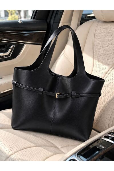 ESTUTE KADIN OMUZ ÇANTASI MAKYAJ ÇANTASI HEDİYELİ UZUNLUK 36 CM ENİ 46 CM GENİŞLİK 12 CM