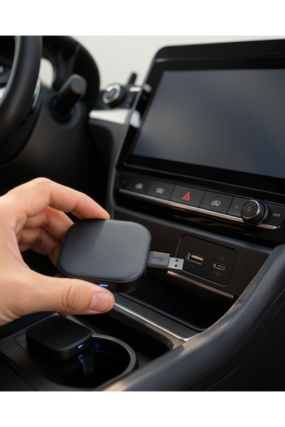 Azrlya Yeni Nesil Kablosuz Android Auto Cihazı USB Girişli Tak Çalıştır