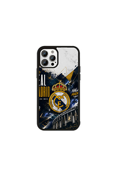 Generic Brand Husă Premium iPhone 12 Pro Real Madrid - Model Madrid Galaxy