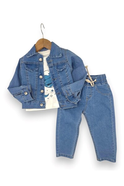 voyyo kids baby Boys' Seasonal Flexible Fabric 3-Piece Jogger Set |   T-Shirt...