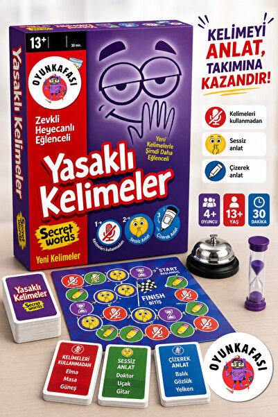 OYUNKAFASI Yasaklı Kelimeler Kelime Anlatma Oyunu Sessiz ve Çizerek Anlatım 1...