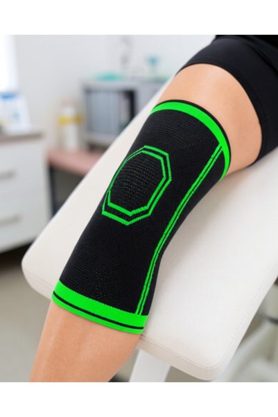 Azrlya Sports Knee Brace Flexible Knitted Knee Protector Breathable Lightweig...