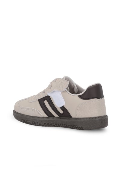 Slazenger DODO Unisex Çocuk Cırt Cırtlı Bej / Kahve Günlük Spor Ayakkabısı