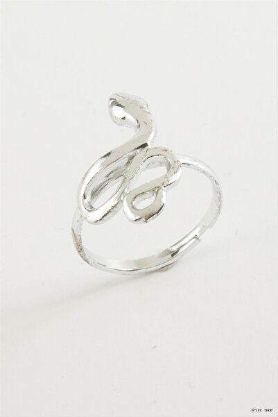 ZERO LAND Ilkestor Snake Metal Ring (10135) Silver Color