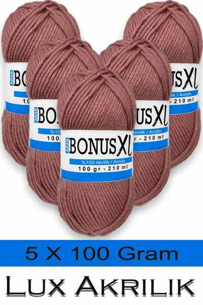 Diva İplik Bonus XL 5x100 gr Klasična Lux Akrilna Pređa 823