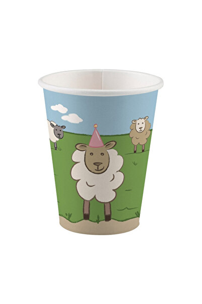 FARM Party paper cup 8 pcs 250 ml