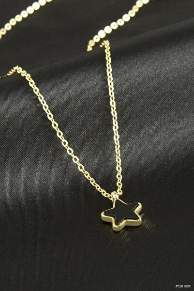 ZERO LAND Ilkestor Star Polyester (21139) Necklace Black