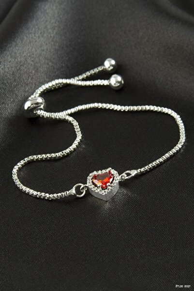 ZERO LAND Ilkestor Heart Zircon Stone Elevator Bracelet - Serious Relationshi...