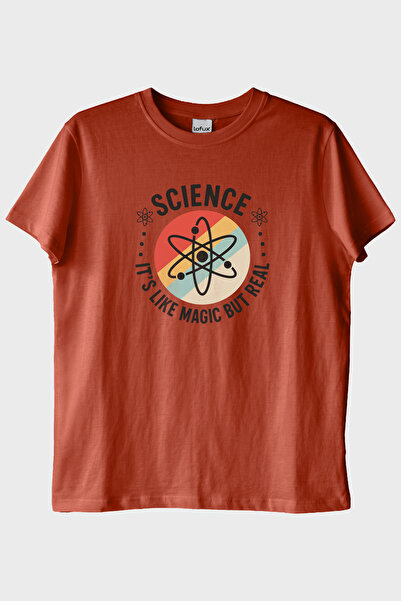 lofux Magic Science Kiremit Tişört