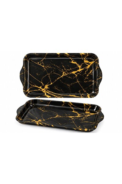weidey Tavă decorativă din plastic 33 × 22.5 cm, diverse culori și modele, ta...