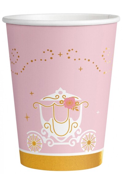 Javoli Princess Swan paper cup 8 pcs 250 ml