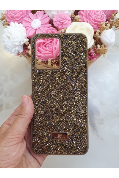 ZB Aksesuarda Moda XİAOMİ REDMİ NOTE 12 4G Uyumlu Lüks Swrovski Taşlı Kılıf