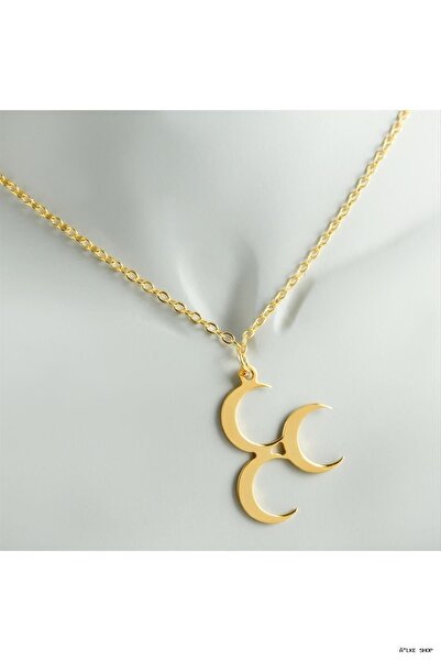 ZERO LAND Ilkestor 3 Crescent Tips (23523) Necklace Yellow