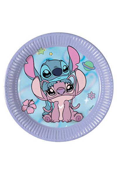 Javoli Disney Lilo and Stitch Angel Cute paper plate 8 pcs 20 cm FSC