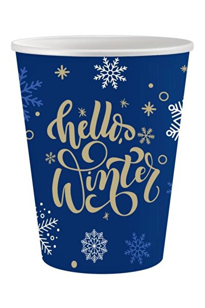 Javoli Christmas Hello Winter i paper cup 6 pcs 250 ml
