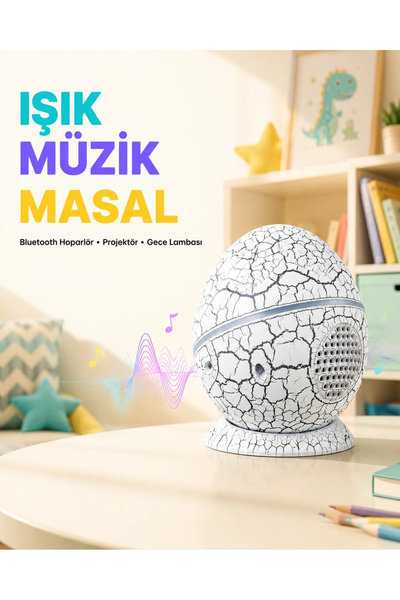 ARMÜZ Bluetooth Connected Dinosaur Star Projector Night Light and Sleep Helper