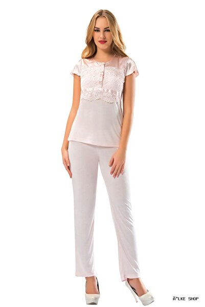 Sistina طقم بيجامة من القطن الممشط من ILKESTOR - 1607 - (35408) مقاس XL