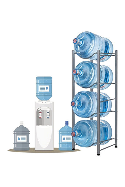 Generic Brand Water Bottle Storage Rack, Stainless Steel Heavy Duty 5 Gallon ...