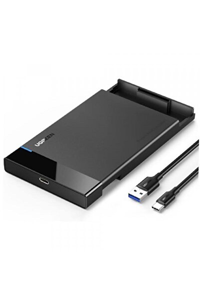 Ugreen US221 (50743) Carcasă externă pentru HDD/SSD SATA de 2.5 inch, USB-C, ...