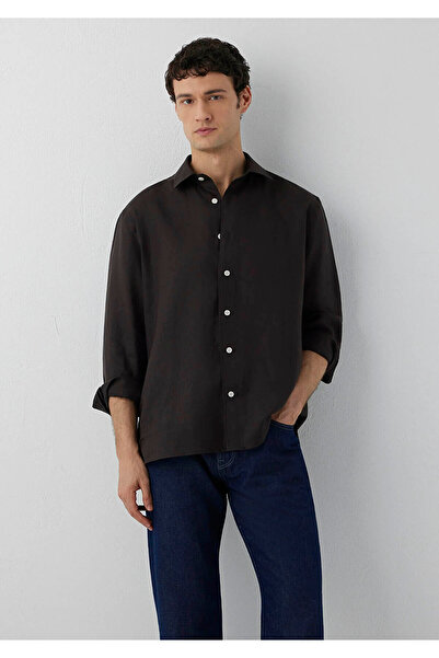 Mavi Linen Brown Men's Shirt M0212117-90892
