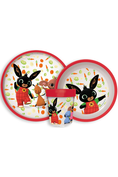 Bing Happy Carrots set de masă antiderapant, set din microplastic