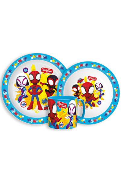 Javoli Spider-Man Spidey dinnerware set, micro plastic set with mug 265 ml