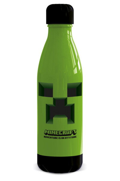MINECRAFT Attitude sticlă din plastic cu capac cu filet 660 ml