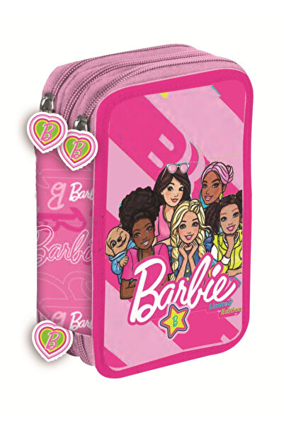 Barbie Dream Squad pencil case loaded with 3 tiers Giotto