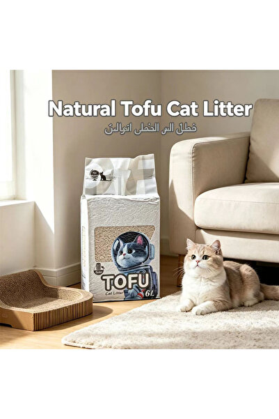 Generic Brand Tofu Cat Litter, 6L Natural Clumping & Flushable Kitty Litter w...