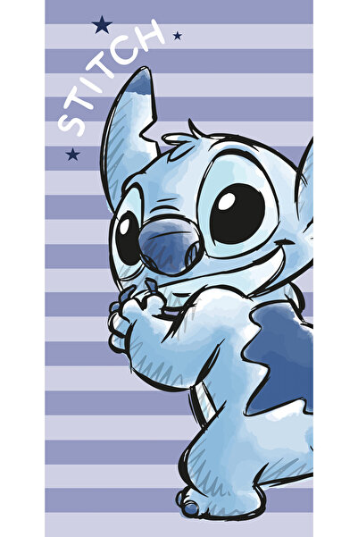 Javoli Disney Lilo and Stitch Stripes Beach Towel 70x140cm (Quick Dry)