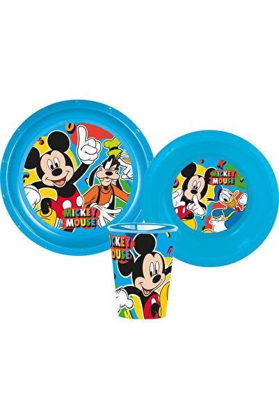 Disney Mickey Cool Summer set de veselă, set din plastic