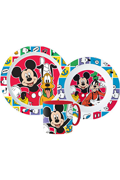 Disney Mickey Better Together set de vesela, set de plastic pentru microunde ...