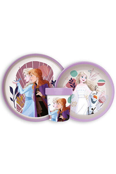 Javoli Disney Regatul de gheață Journey set de masă antiderapant, set micro p...