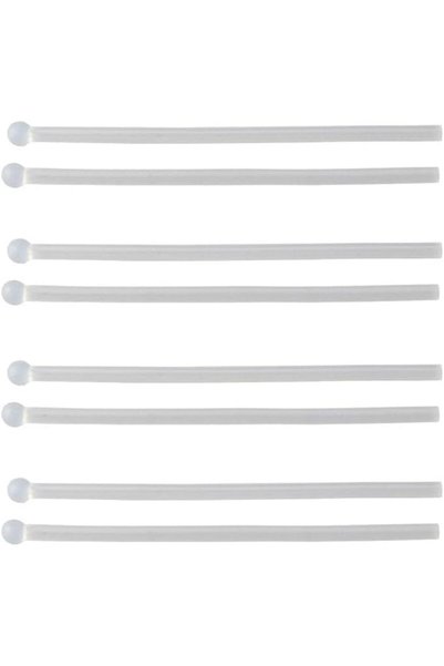 GENERAL Silicone Anti-slip Eyeglass End Tips Ear Sock Pieces Tube Temple Slee...