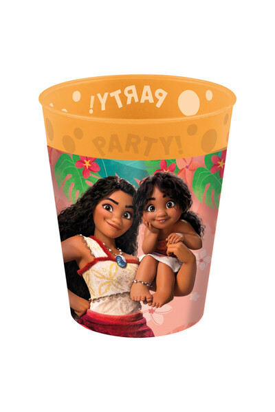 Disney Vaiana Sailing Spirit Micro Premium Plastic Cup Set 4 Pieces 250 ml