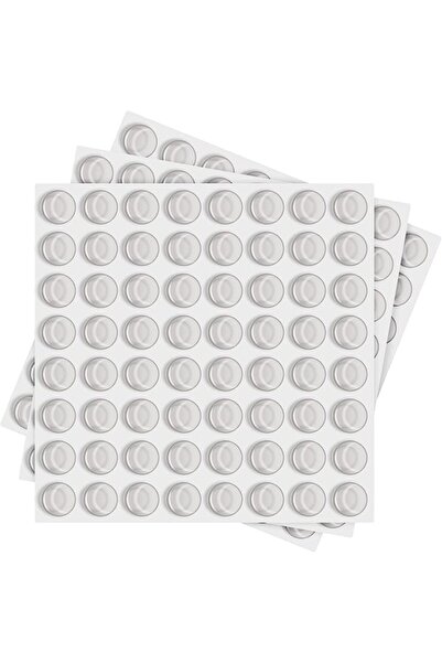 GENERAL Cabinet Door Bumpers 1/2" Diameter 200 Pcs Self Adhesive Sound Dampen...